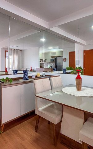 Apartamento para alugar com 47m², 2 quartos e sem vagaSala de Jantar