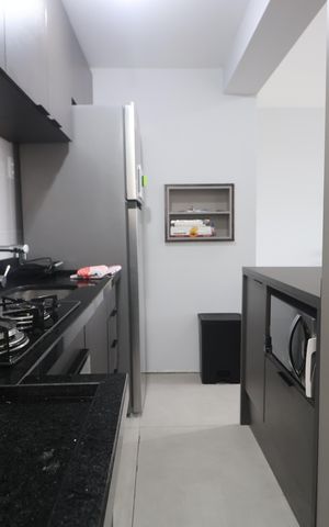Apartamento à venda com 76m², 2 quartos e 2 vagasCozinha e Área de Serviço