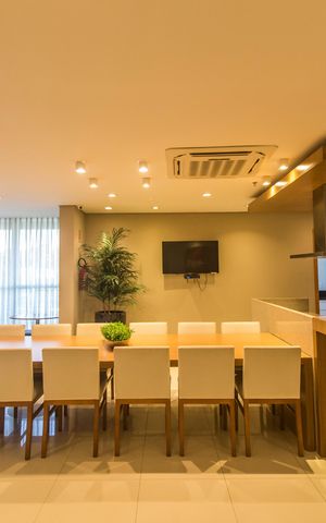 Studio à venda com 45m², 1 quarto e 1 vagaÁrea comum - Salão de festas