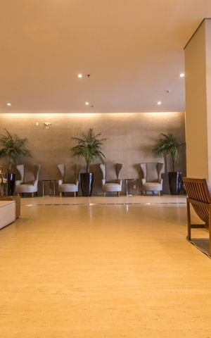 Studio à venda com 45m², 1 quarto e 1 vagaHall social