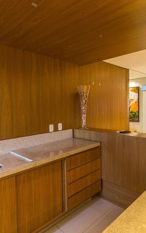 Studio à venda com 45m², 1 quarto e 1 vagaÁrea gourmet