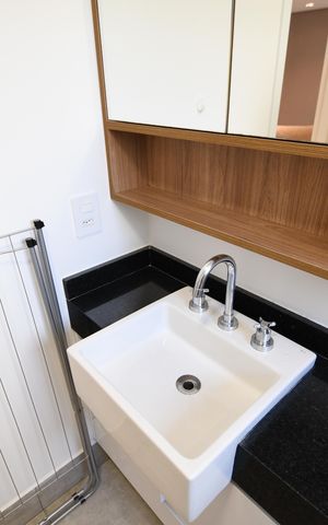 Studio à venda com 49m², 1 quarto e 1 vagaBanheiro