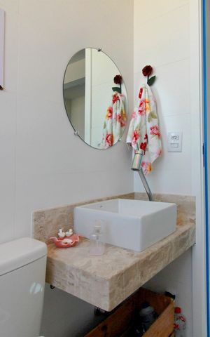 Apartamento à venda com 146m², 3 quartos e 4 vagasLavabo da Sala de Estar