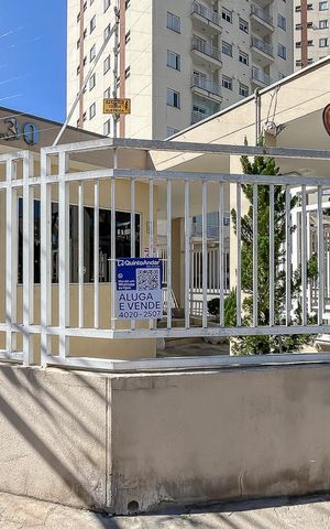 Apartamento à venda com 59m², 2 quartos e 1 vagaFachada + plaquinha