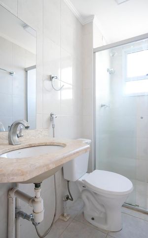 Apartamento à venda com 59m², 2 quartos e 1 vagaBanheiro da suíte