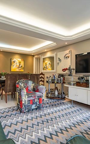 Apartamento à venda com 118m², 3 quartos e 2 vagas Apartamento à venda com 118m², 3 quartos e 2 vagasSala