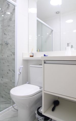 Apartamento à venda com 61m², 2 quartos e 1 vagaBanheiro da Suíte