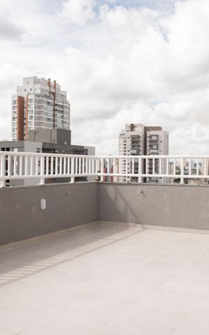 Studio à venda com 53m², 1 quarto e sem vagaVaranda