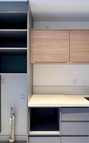 Studio para alugar com 30m², 1 quarto e sem vaga Studio para alugar com 30m², 1 quarto e sem vagaCozinha