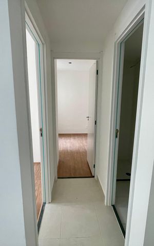 Apartamento para alugar com 32m², 2 quartos e sem vaga Apartamento para alugar com 32m², 2 quartos e sem vagaCorredor