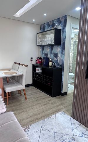 Apartamento à venda com 55m², 2 quartos e 1 vaga Apartamento à venda com 55m², 2 quartos e 1 vagaSala