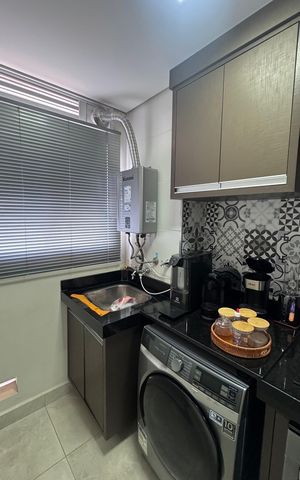 Apartamento à venda com 55m², 2 quartos e 1 vaga Apartamento à venda com 55m², 2 quartos e 1 vagaÁrea de Serviço