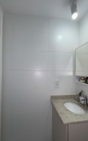 Studio à venda com 26m², 1 quarto e sem vaga Studio à venda com 26m², 1 quarto e sem vagaBanheiro