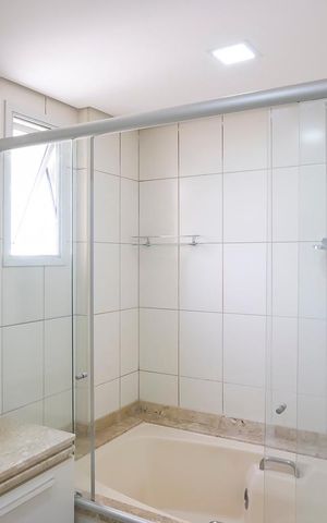 Apartamento à venda com 164m², 3 quartos e 2 vagasBanheiro da suíte 1