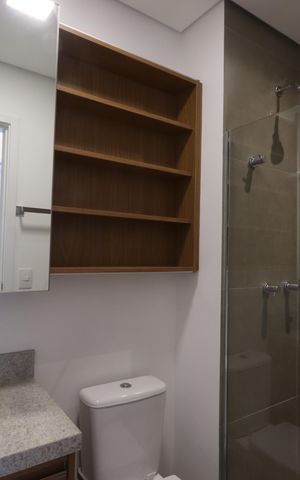 Apartamento para alugar com 77m², 2 quartos e 2 vagasBanheiro Social