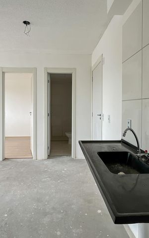 Apartamento à venda com 39m², 2 quartos e sem vagaCozinha e Área de Serviço