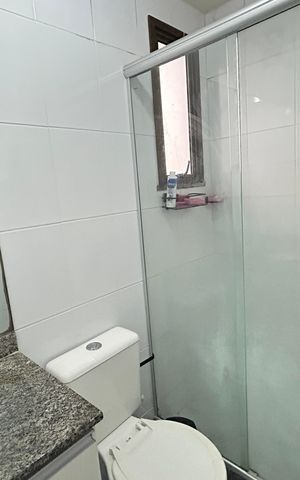 Apartamento à venda com 65m², 2 quartos e 1 vagaBanheiro da Suíte