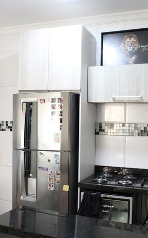 Casa de condomínio à venda com 119m², 2 quartos e 1 vagaCozinha