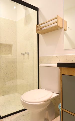 Studio para alugar com 55m², 1 quarto e 1 vagaBanheiro