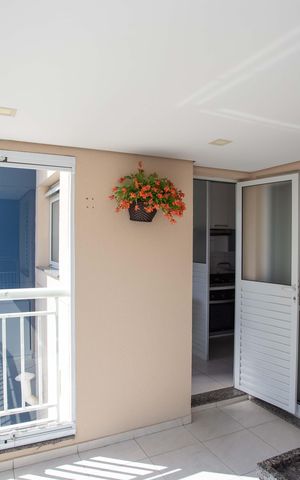 Apartamento à venda com 67m², 2 quartos e 1 vagaVaranda gourmet