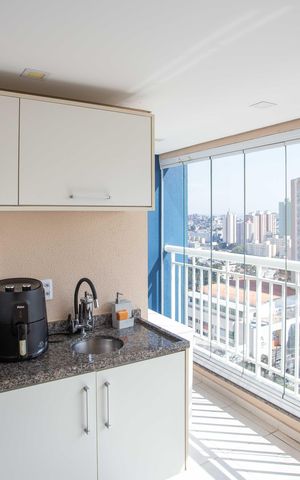 Apartamento à venda com 67m², 2 quartos e 1 vagaVaranda gourmet