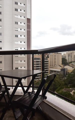 Apartamento para alugar com 40m², 1 quarto e 1 vagaVaranda