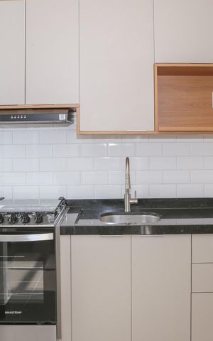 Apartamento para alugar com 37m², 2 quartos e sem vaga Apartamento para alugar com 37m², 2 quartos e sem vagaCozinha e Área de Serviço