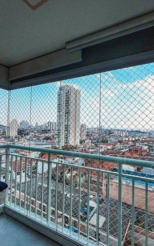 Apartamento à venda com 57m², 2 quartos e 1 vagaVaranda