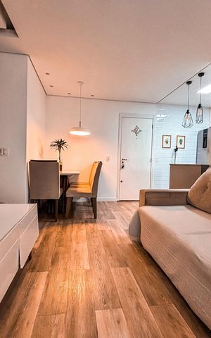 Apartamento à venda com 57m², 2 quartos e 1 vagaSala