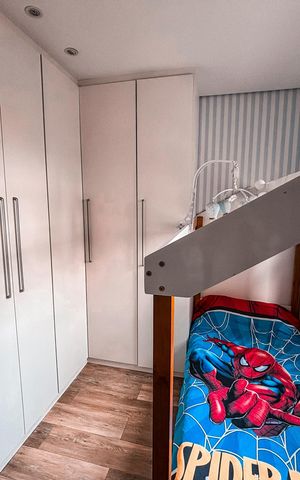Apartamento à venda com 57m², 2 quartos e 1 vagaQuarto 2