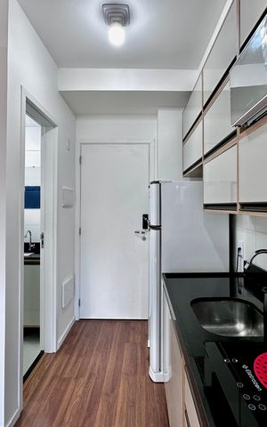 Studio à venda com 25m², 1 quarto e sem vaga Studio à venda com 25m², 1 quarto e sem vagaCozinha