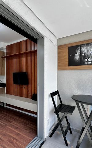 Studio à venda com 25m², 1 quarto e sem vaga Studio à venda com 25m², 1 quarto e sem vagaVaranda