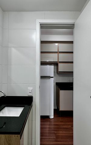 Studio à venda com 25m², 1 quarto e sem vaga Studio à venda com 25m², 1 quarto e sem vagaBanheiro