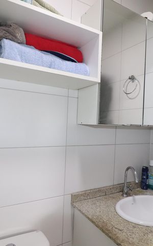 Apartamento à venda com 70m², 2 quartos e 1 vagaBanheiro da Suíte