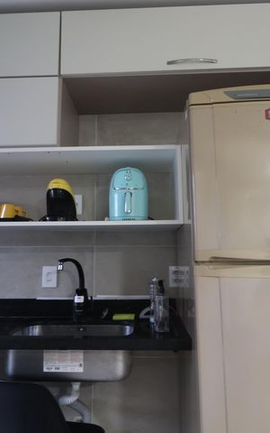 Casa de condomínio para alugar com 43m², 1 quarto e 1 vagaCozinha 