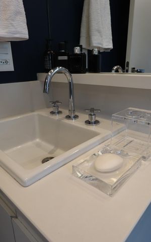 Apartamento à venda com 113m², 2 quartos e 3 vagasBanheiro da Suíte 1