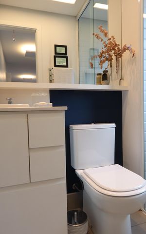 Apartamento à venda com 113m², 2 quartos e 3 vagasBanheiro da Suíte 1