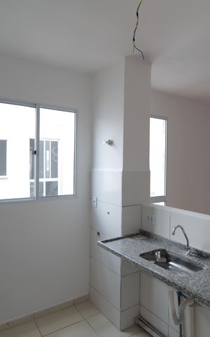 Apartamento à venda com 42m², 2 quartos e 1 vagaCozinha e Área de Serviço
