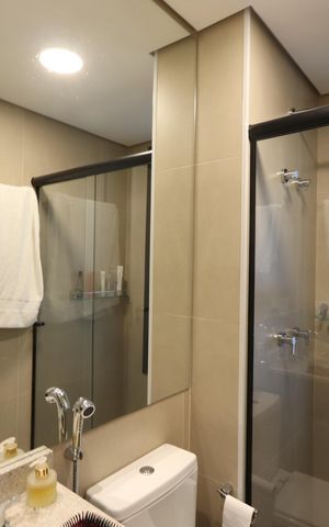 Apartamento para alugar com 74m², 2 quartos e 1 vagaBanheiro da Suíte