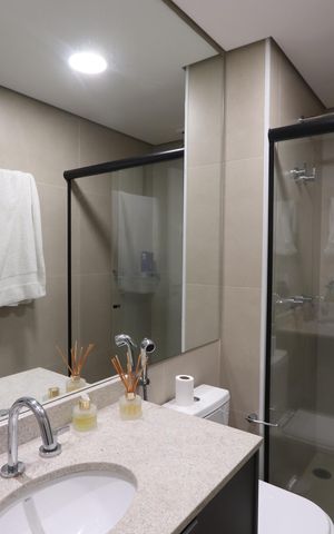 Apartamento para alugar com 74m², 2 quartos e 1 vagaBanheiro Social