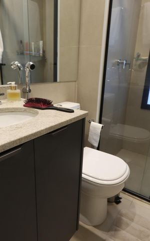 Apartamento para alugar com 74m², 2 quartos e 1 vagaBanheiro da Suíte