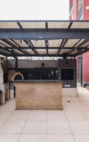 Apartamento para alugar com 28m², 1 quarto e sem vaga Apartamento para alugar com 28m², 1 quarto e sem vagaÁrea comum - Churrasqueira
