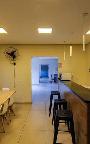Apartamento para alugar com 28m², 1 quarto e sem vaga Apartamento para alugar com 28m², 1 quarto e sem vagaÁrea comum - Salão de festas