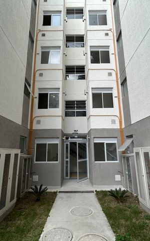 Apartamento à venda com 40m², 2 quartos e sem vagaFachada do bloco