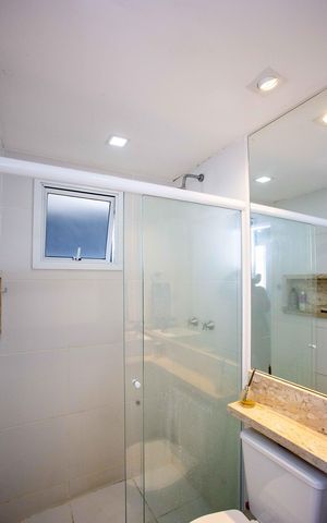 Apartamento à venda com 63m², 3 quartos e 1 vagaBanheiro da Suíte