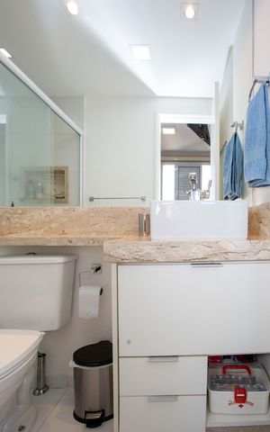 Apartamento à venda com 63m², 3 quartos e 1 vagaBanheiro da Suíte