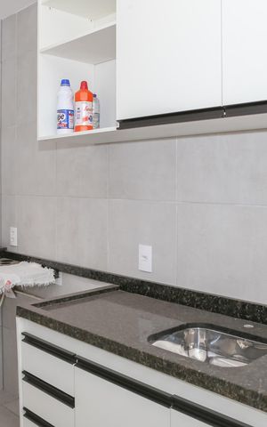 Apartamento à venda com 40m², 1 quarto e sem vaga Apartamento à venda com 40m², 1 quarto e sem vagaCozinha e Área de Serviço