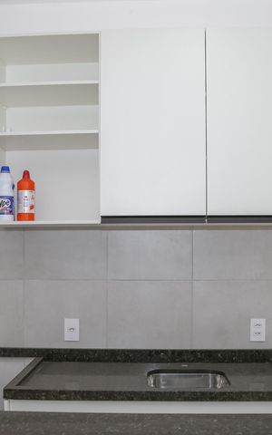 Apartamento à venda com 40m², 1 quarto e sem vaga Apartamento à venda com 40m², 1 quarto e sem vagaCozinha e Área de Serviço