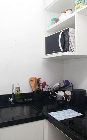 Studio à venda com 15m², 1 quarto e sem vagaCozinha