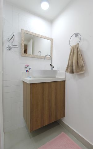 Apartamento à venda com 85m², 2 quartos e 1 vagaBanheiro de Serviço